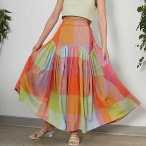 XS Beautiful Leila Skirt from Rujuta Sheth in Jupiter Chex